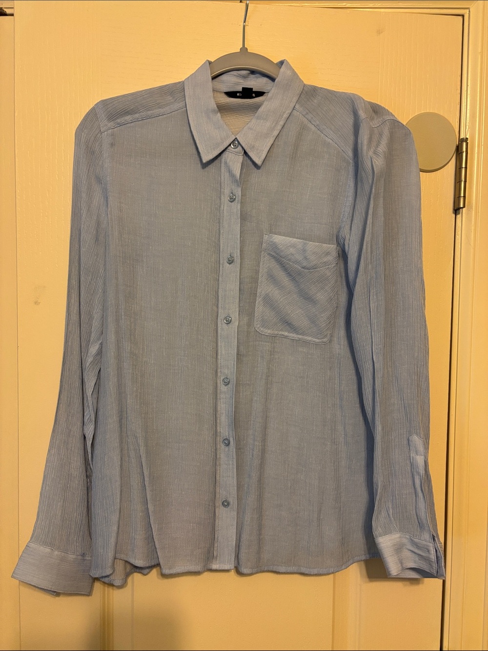 Express Light Blue Women's Button-Down Shirt